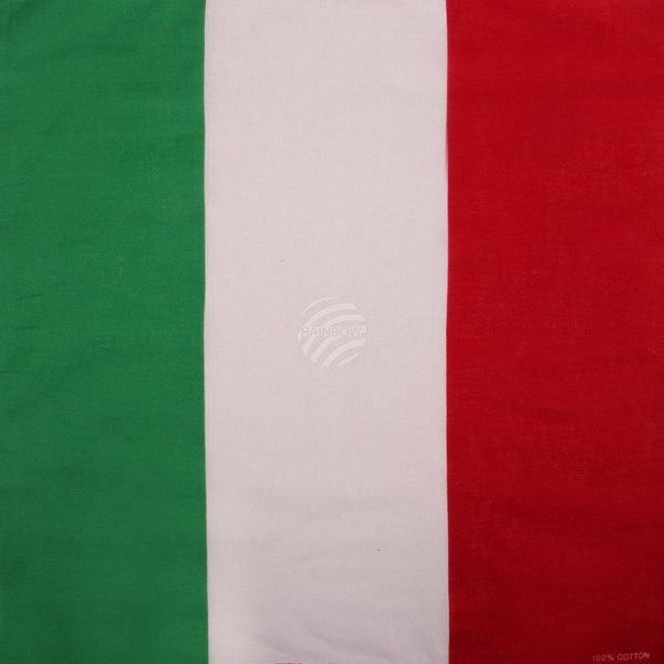 Viper Bandana BA-004 Italian Lippu, 50x50cm, 100% Puuvillaa